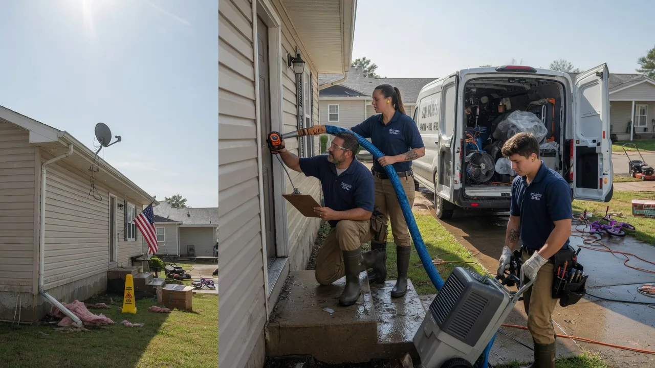 Ceiling Water Damage Restoration in Greenway, AR near me